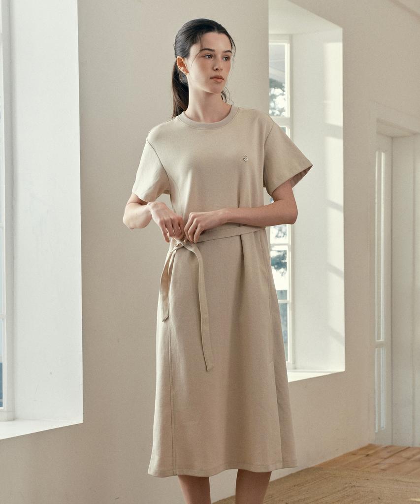 Jucy Judy Belted Jersey Dress J1Op321A