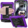 Silicone PC Rotating Stand Case With Hand Strap IPad Pro 11 Inch 2020 Air 4 10.9 Mini 5 9.7 10.2 10.5