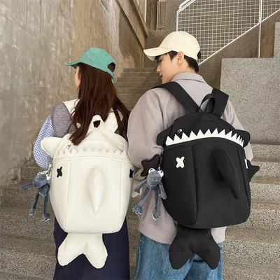 Niedlicher Rucksack in Hai-Form - Unisex Cartoon Freizeitrucksack