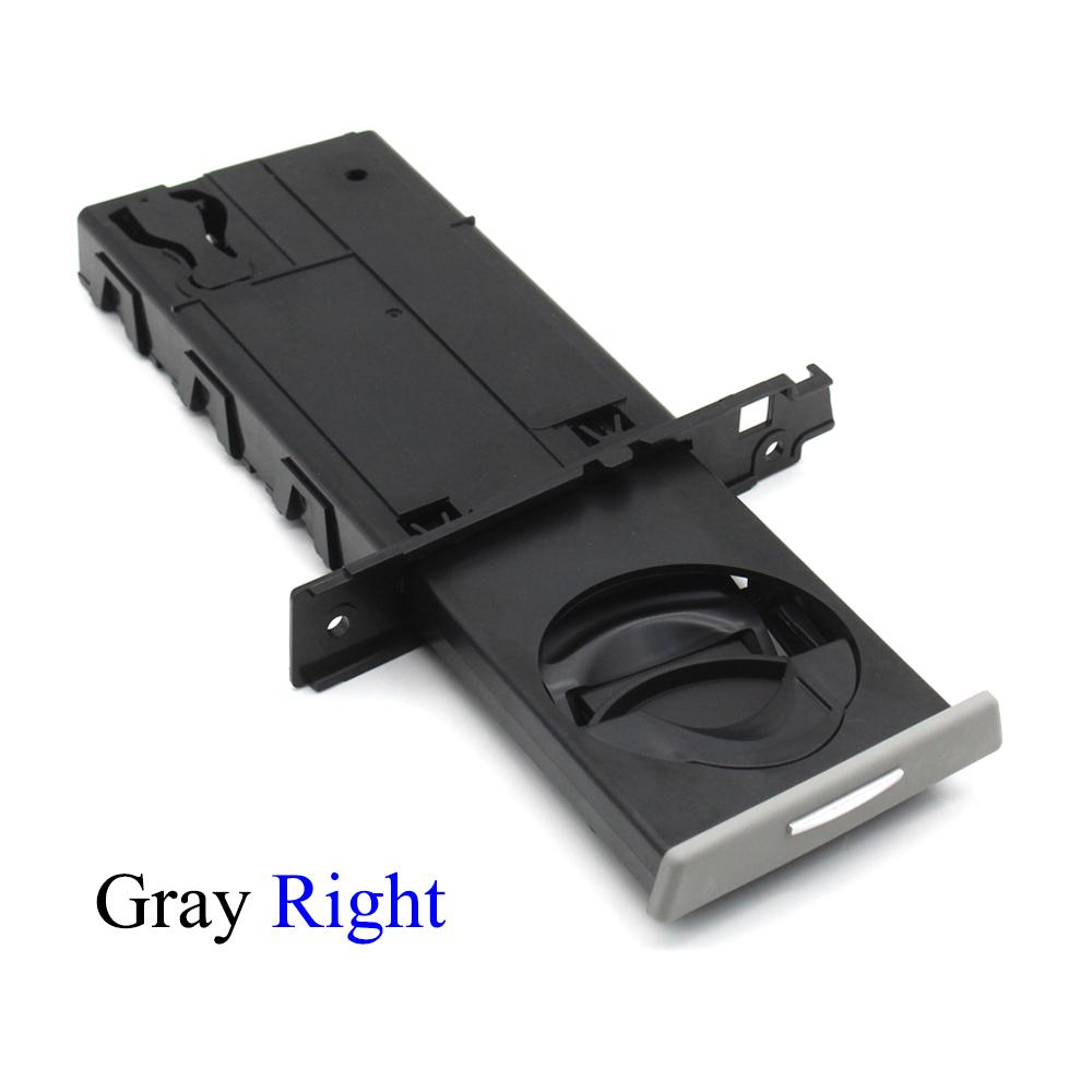 Black Beige Drink Cup Holder Left Driver Retractable Cup Holder For BMW 3 Series E90 E91 E92 E93 316 318 320 325 328i 2005-2012
