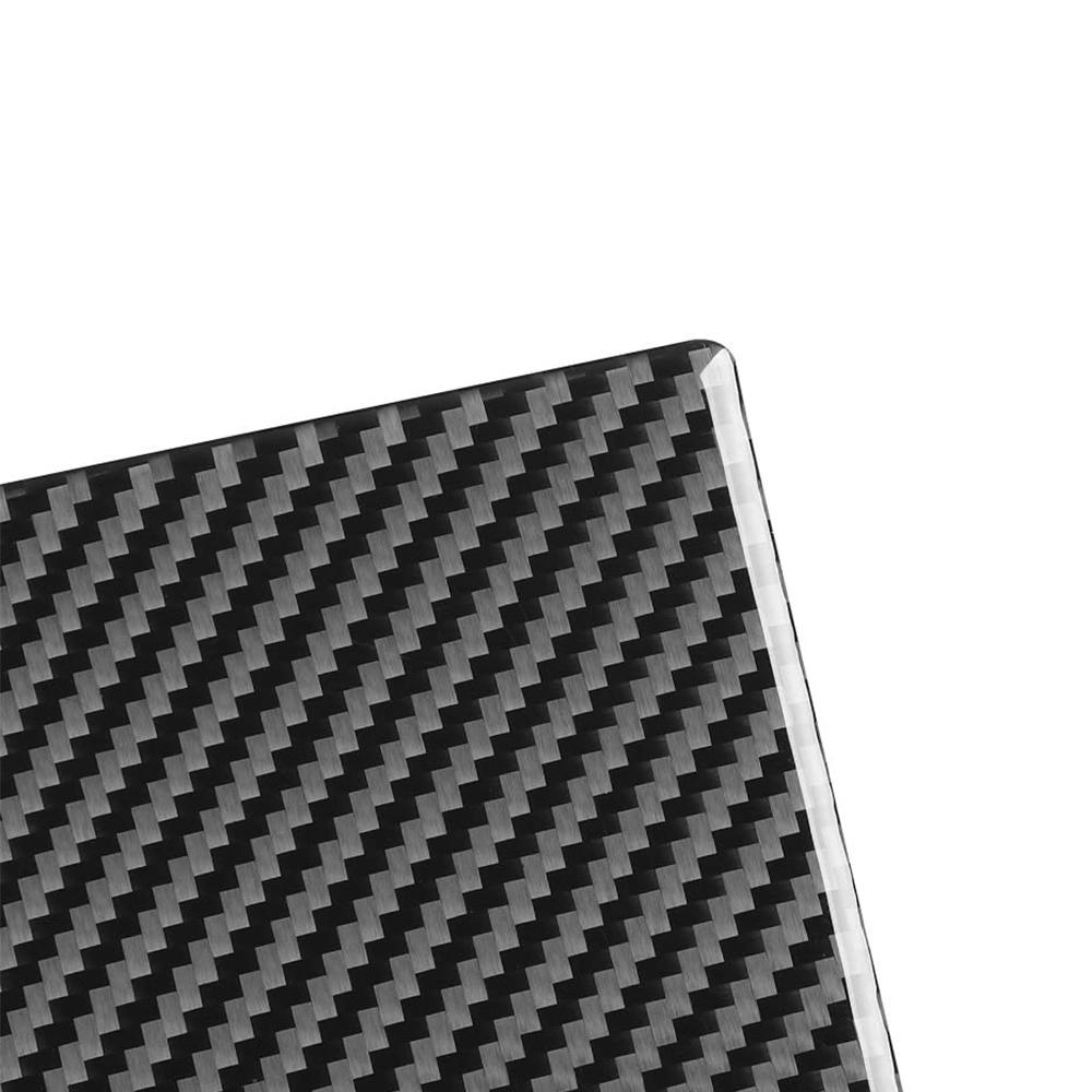 For Chevrolet Malibu 2016-2025 LHD Center Console Cup Holder Mat Black Carbon Fiber Anti Slip Pad Interior Accessories Upgrade