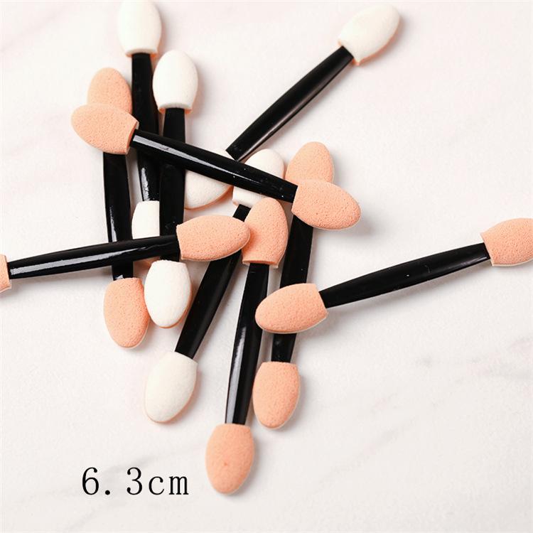 

Набор для зеркальной пудры для ногтей: Двойная кисть для теней, латексный спонж, аппликаторы для макияжа глаз