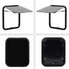 16 X 20in RV Window Rounded Corner Double Layer Acrylic Hydraulic Support Rod Privacy Protection for