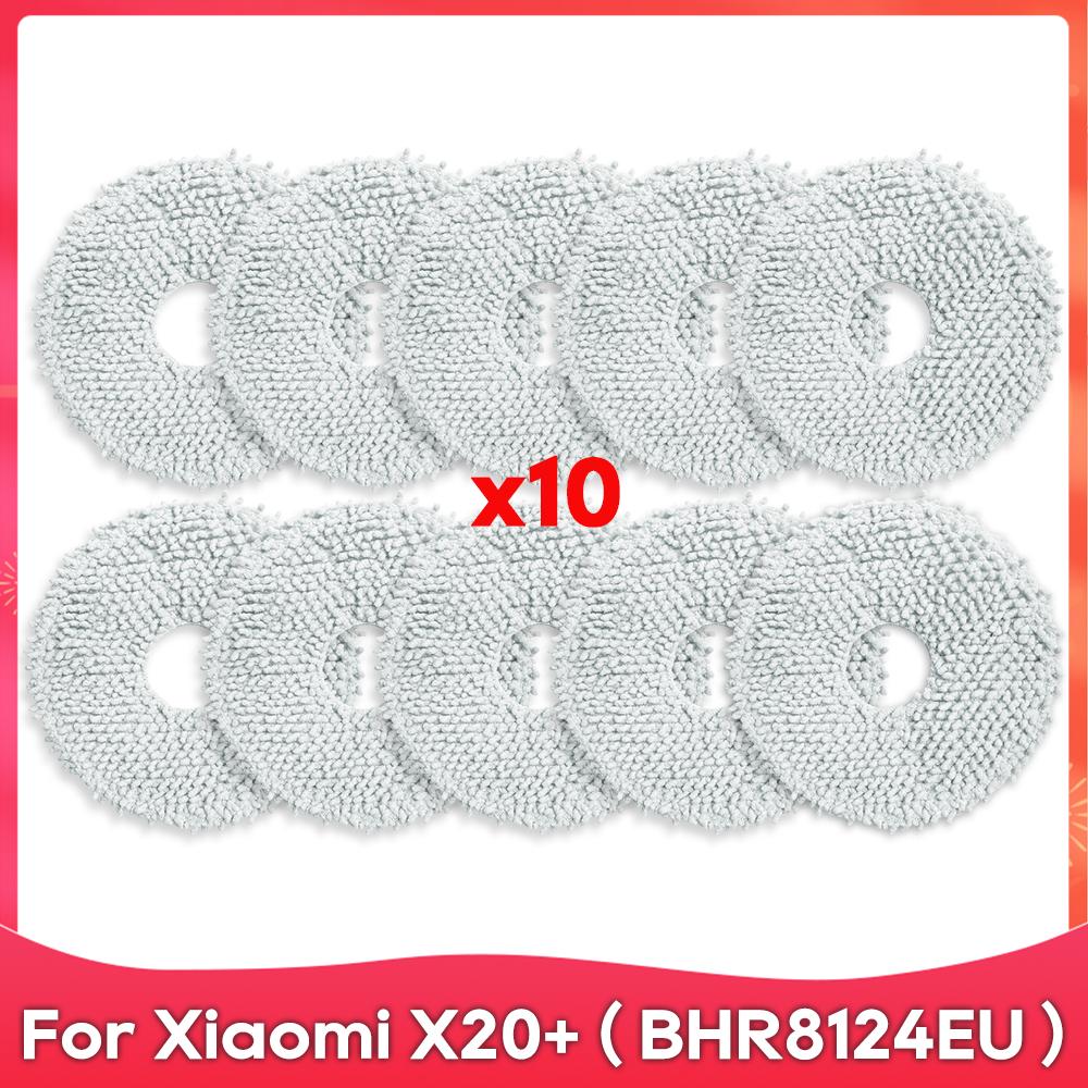 Fit For ( Xiaomi X10+ / X20+ / X20 Plus / BHR8124EU ) Accessory Part Main Side Brush Mop Dust Bag Filter Robot Vacuums Kit