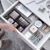 7PCS Desk Drawer Organizers Set Fashion Bathroom Women Makeup Storage Box Jewelry Case Transparent Plastic Office Kitchen Gadget