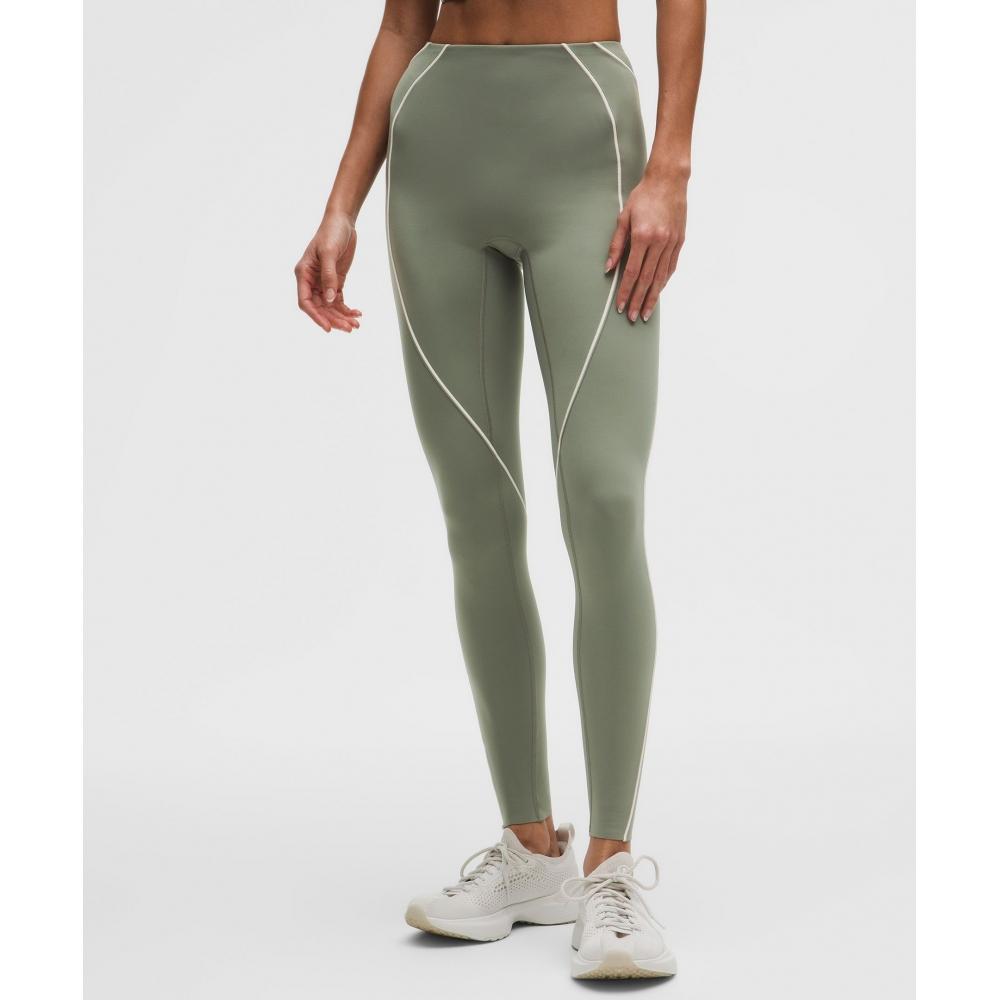 Lululemon Ultralu Contour Seam High Rise Tight Willow Leaf