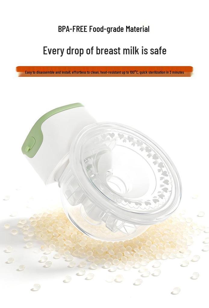 Bilateral Automatic Electric Breast Pump with Silent, Strong Suction and Adjustable Multi-Gear Massage