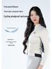 Lampaida Women's Fleece Cycling Jacket - Warm, Windproof, for Autumn and Winter, 5-10° Riding.