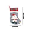 Christmas Stockings Traditional 3D Snowman Reindeer Home Decor 4 Pieces Candy Pouch Christmas Decorations For Candy Chocolate