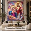 Valentine Love (28) Theme Custom Tapestry Personalized Custom Name Text Wall Hanging Tapestry Home Decor Background Cloth