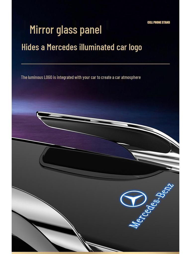 Bezdrátový držák telefonu s rychlým nabíjením Mercedes-Benz pro třídu C/třídu R/třídu S/třídu E/GLK/třídu B