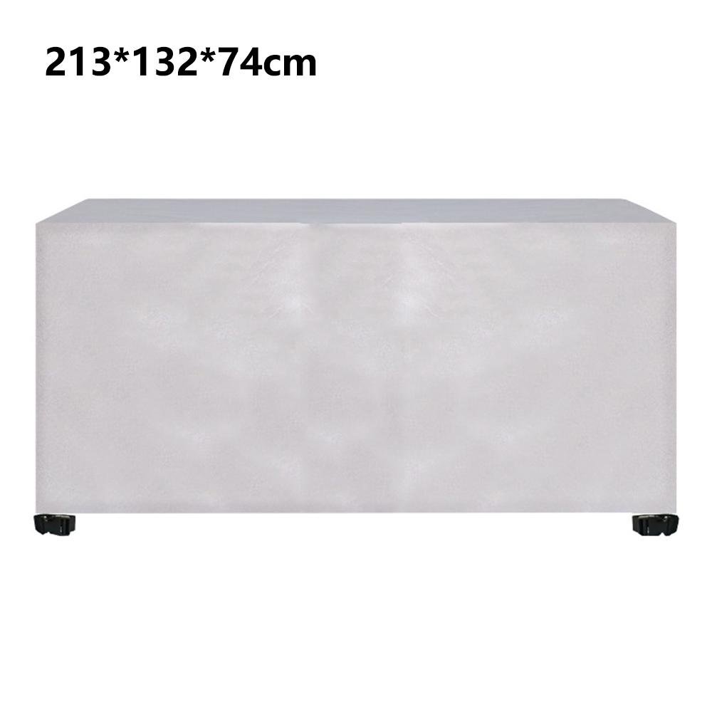 

213x132x74cm Waterproof 420D Oxford Cloth Dust Cover Anti-UV Outdoor Garden Furniture Cover F