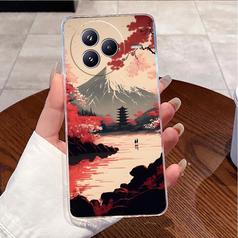 Classic Unique Design TPU Clear Phone Case For Xiaomi Civi 5 Pro Funny Cartoon Pattern Cover Shockproof Soft Casing