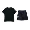 Li Ning Logo Printed Round Neck Pullover Short Sleeve T-Shirt Fashion Loose Comfortable Shorts Casual Sports Set Unisex sets AHSVD53-1+YKSV197-2