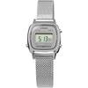 CASIO Casio Casio Standard Women's Quartz Digital Metal Mesh Silver Gray LA670WEM-7 [Parallel Imp...