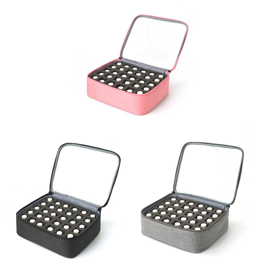 Nail Polish Organiser Case Portable Makeup Bag Travel Storage For Manicurist Nail Polish Storage Box