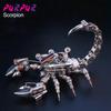 DIY Punk 3D Bausteine Metall Edelstahl Mechanische Montage Leuchtendes Insekt Skorpion Modell Geburtstags- und Weihnachtsgeschenk