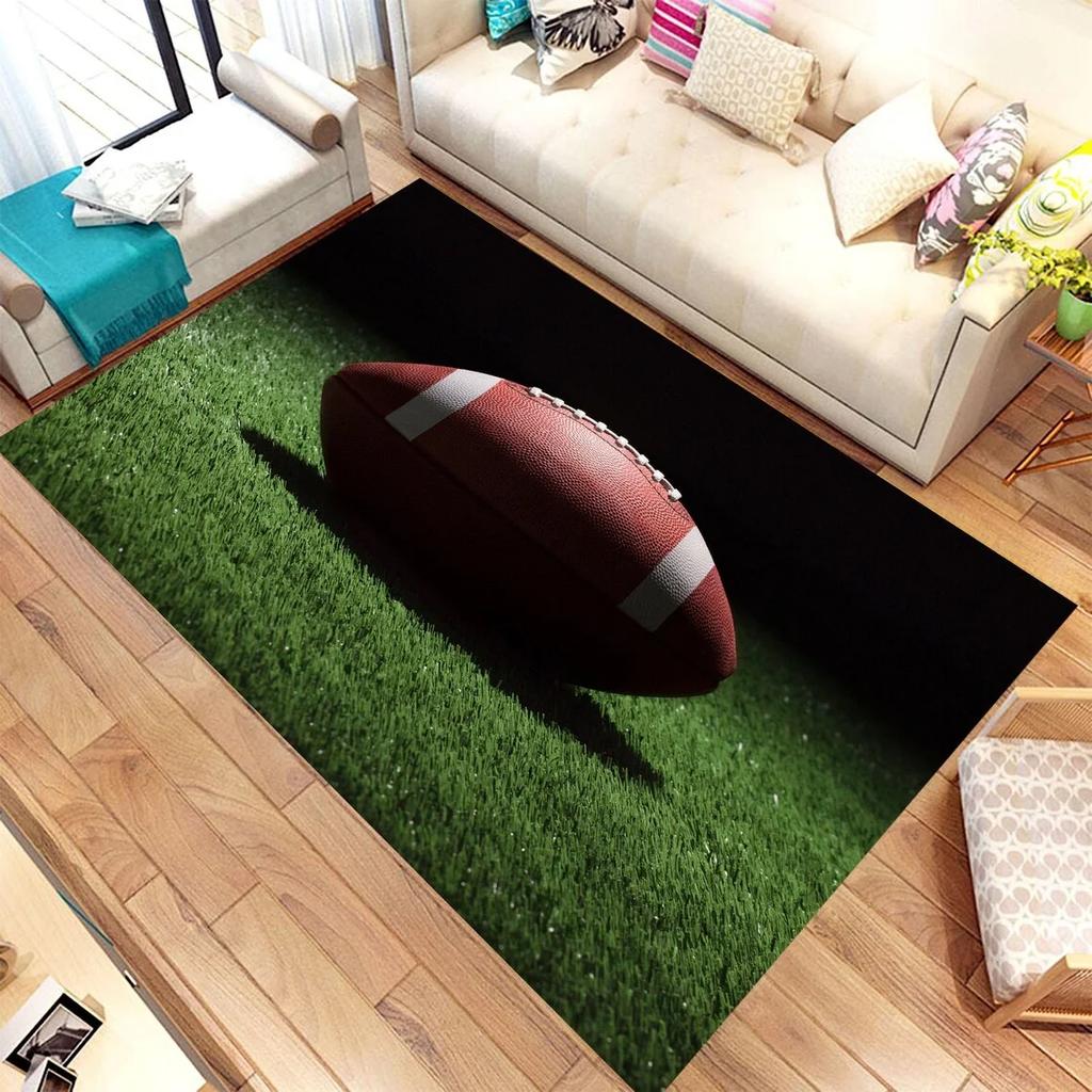 American Football Rug,NFL Rug,Gift For HerHim Room Rug,For Living Room Rug,Non Slip Floor Carpet,Teen's Rug, Kid's Room Rug