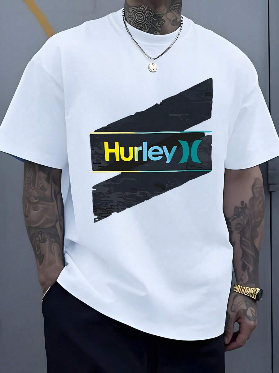 

The Hurley Logo Represents Freedom And The Endless Pursuit Of Adventure With A Minimalist Geometric Flair T Shirt For Unisex S