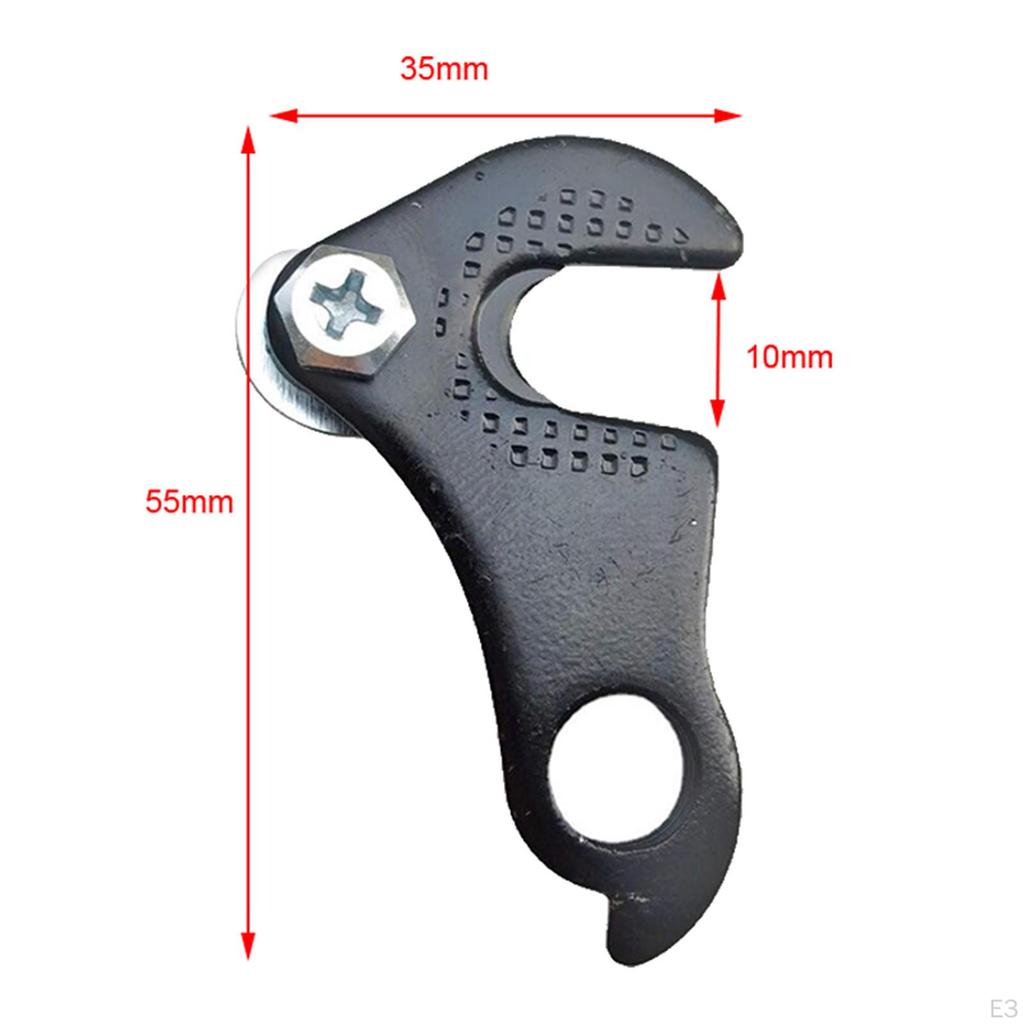 Rear Derailleur Hanger, Index Hanger Plate with Nut and Bolt