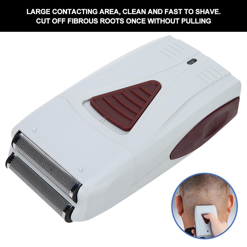 USB Rechargeable Reciprocating Electric Shaver Beard Trimmer for Razor Tool Grey