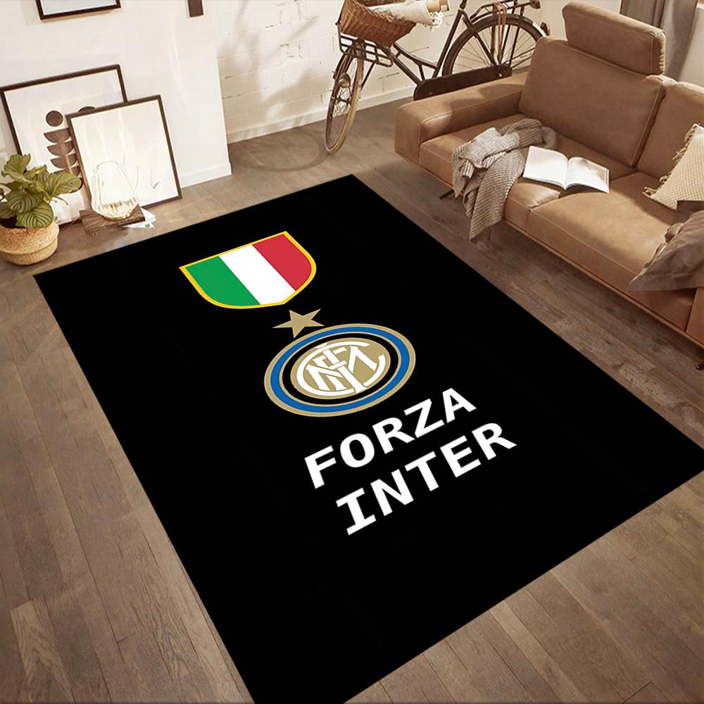 Inter Milan Floor Rug Office Rug Design For Game Room Balcony Hallway Foyer Antislip Rug Office Home Decor Birthdaychristmas Gift