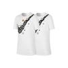 Nike Dri-Fit Cartoon Logo Print Training Crew Neck Short Sleeve T-Shirt Kids Tops White DV3190-100