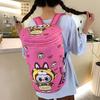 School bag backpack cute cartoon snack bucket large capacity out storage bag backpack