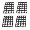 Brackets Battery Holder Black DIY Holder Stand 4pcs ABS+PC Holding Battery Plastic Frame Bracket 100.8*80.8mm New