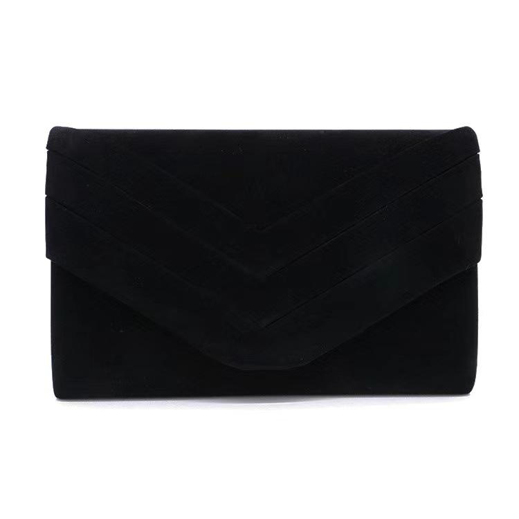 

Velvet Women s Evening Bags Formal Party Clutches Wedding Purses Cocktail Prom Handbags Luxury Chain Shoulder Messenger Bags чёрный