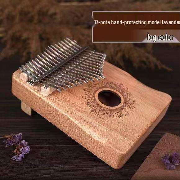 Grenzüberschreitende Kalimba: 17/21-Ton Daumenklavier mit Aufkleber-Etikett