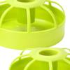 2Pcs Bird Feeder Waterers Container Splashproof Washable Food Bowl Sturdy for Parrots and Budgies