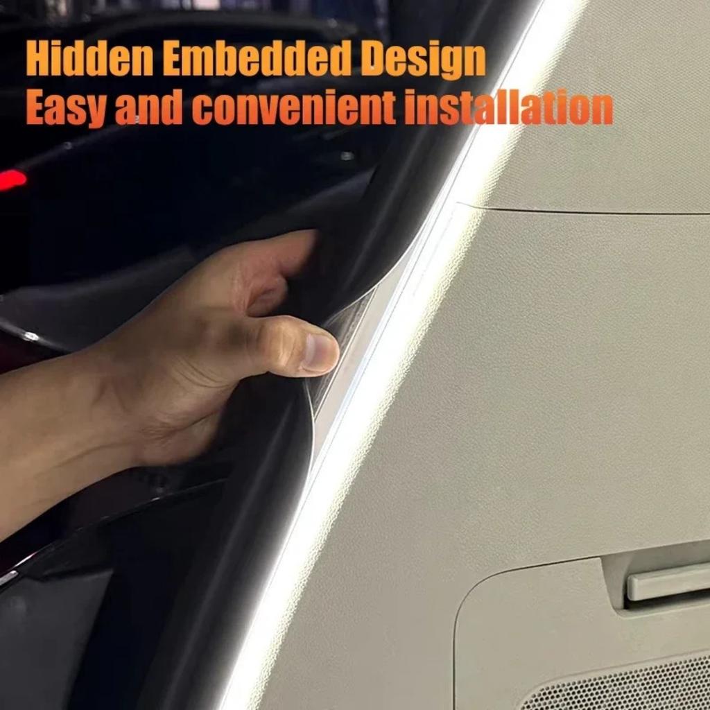 78.74 Inch Smart Car Trunk Lighting Ambient Light Interior Decoration Led Wireless Automatic Sensing Tailgate Light Strip