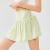 High Waist Sporty Pleated Tennis Skort - Women's Summer Fitness Yoga Skirt with Anti-Exposure Design
