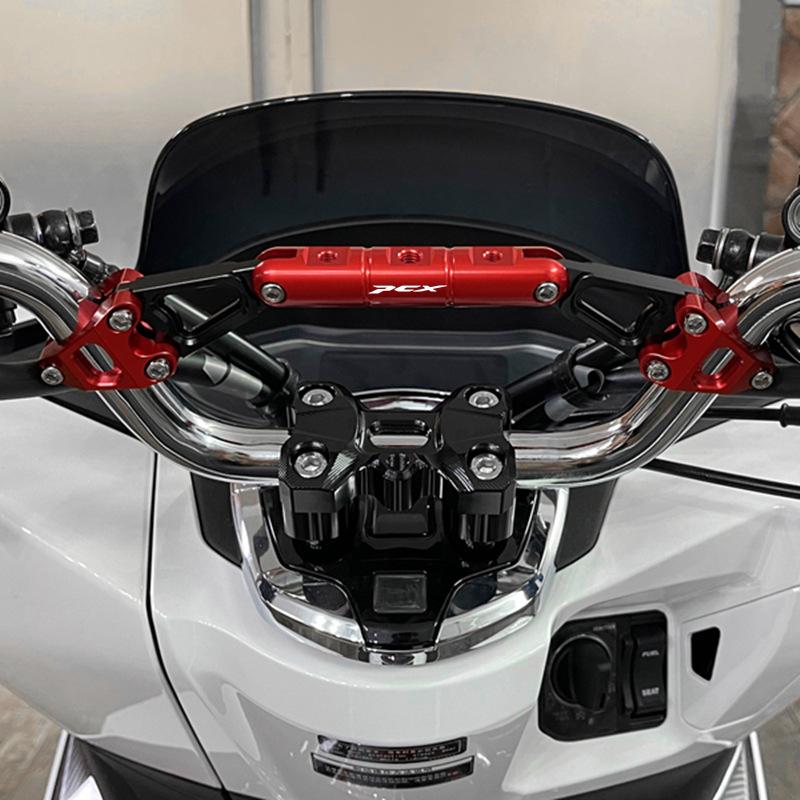 Motorcycle Handlebar Accessory Mounts For Honda PCX125 150 160 Mobile Phone Navigation Mount Spotlight Holder Universal