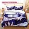 Anime Hatake Kakashi Pattern Bedding Home Decoration Birthday Gift (1 * Duvet Cover + 2 * Pillowcase, Without Core)