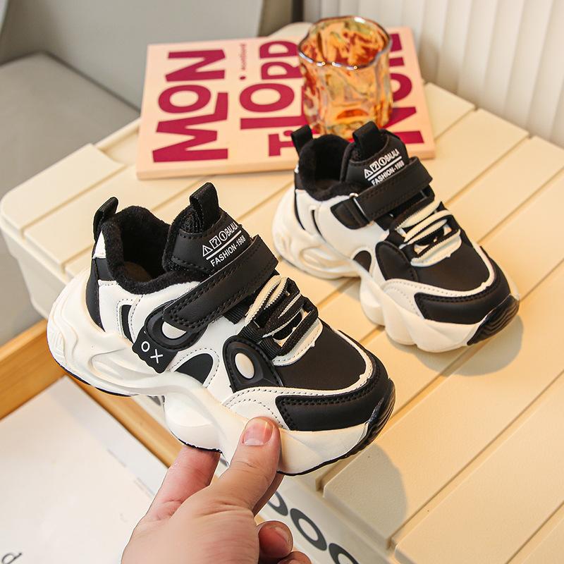 

Модные повседневные осенне-зимние бархатные теплые панда сверхлегкие кроссовки EVA для доски, нескользящие, удобные, эластичные, повседневные туфли 37