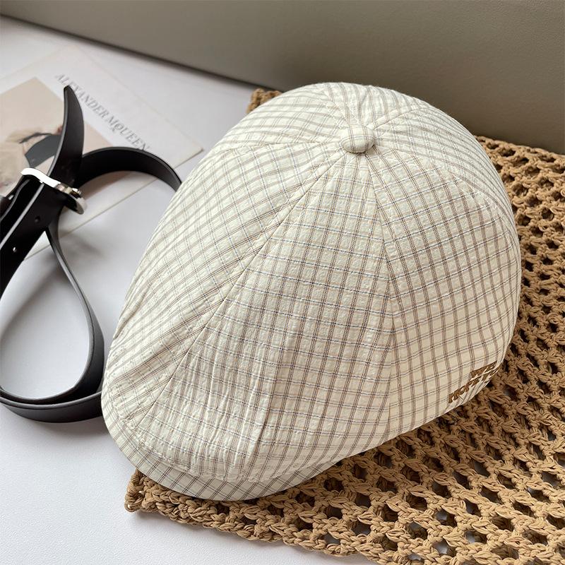 Reverse Beret Children Spring and Summer Cap Forward Hat Male Face Painter Newsboy Hat