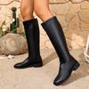 Spring And Autumn Sexy And Comfortable Low Heel Knee Length Boots Fashion New Style Warm Plus Size Women'S Casual Fashion Boots