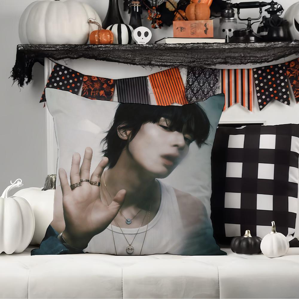 Korean Singer C-Cha E-Eun-W-Woo Pillow Case Office Cushions Suitable For Sofa Car Bedroom Decorative Cushion Cover