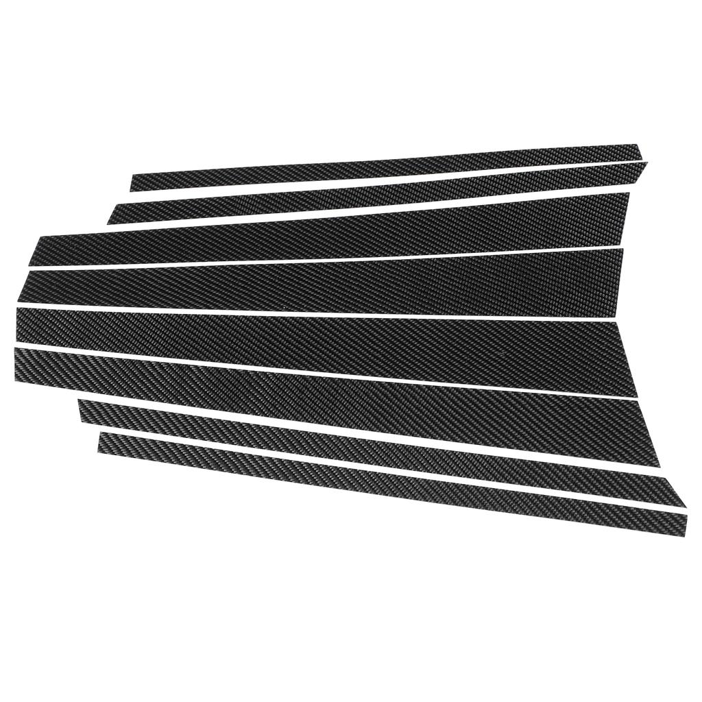8pcs Carbon Fiber Window BPillar Trim Decorative Sticker Fits for X5 F15 20142018