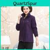 Warm Casual Womens Zipper Jackets Ladies Coat Sweatshirt Fleece Outerwear Tops