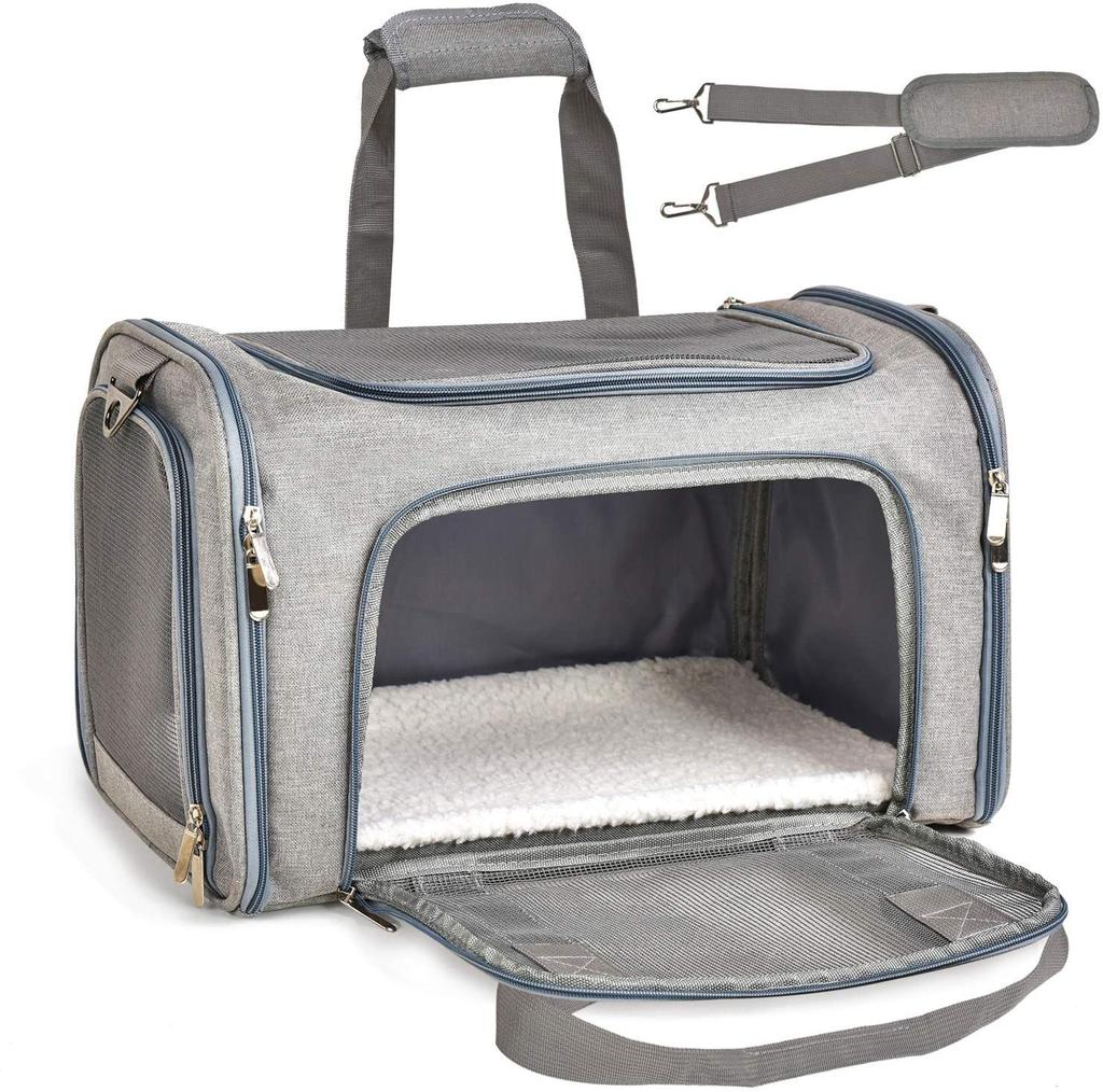 Spot Pet Bag Portable Cat Backpack Simple Breathable Pet Outing Bag Messenger Pet Bag Pet Car Bag