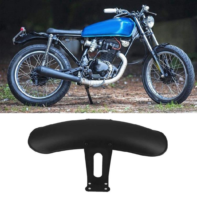 Weather Resistant Vintage Style Metal Front Fenders Mudguard Easy Install Suitable for CG125 Retrofits Motorcycles Bikes