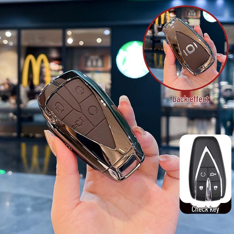 

Compatible Key Cover for Changan Qiyuan Q05 - 24 Models, Includes A05/A06/A07, Metal Shell 125MAX Remote Control Key Shell.