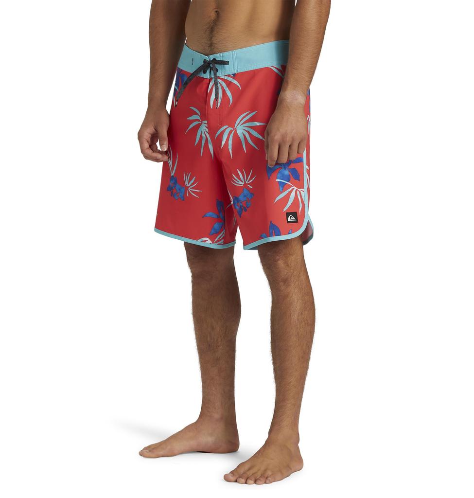 Quiksilver Men's All-Over Print 4-Way Stretch Water-Repellent Board Shorts (AQYBS03630 RMC6)