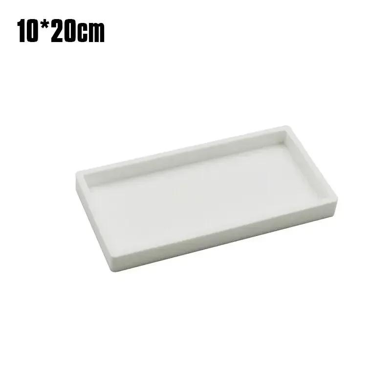 Bathroom Tray Countertop Silicone Vanity Tray Cosmetic Perfume Organizer Tray Vanity Sink Tray Key Accessories Tray New