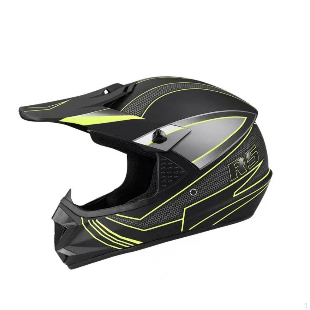 Motocross Helmet Aerodynamic FullCoverage for Motorcyclists, Riders, Downhill