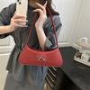 Bow Women's Bag Fashion PU Shoulder Messenger Bag Niche Design Elegant Underarm Bag