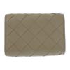 Bottega Veneta 751156VCPP68369 Tri-fold Wallet Travertine/Newsage Women
